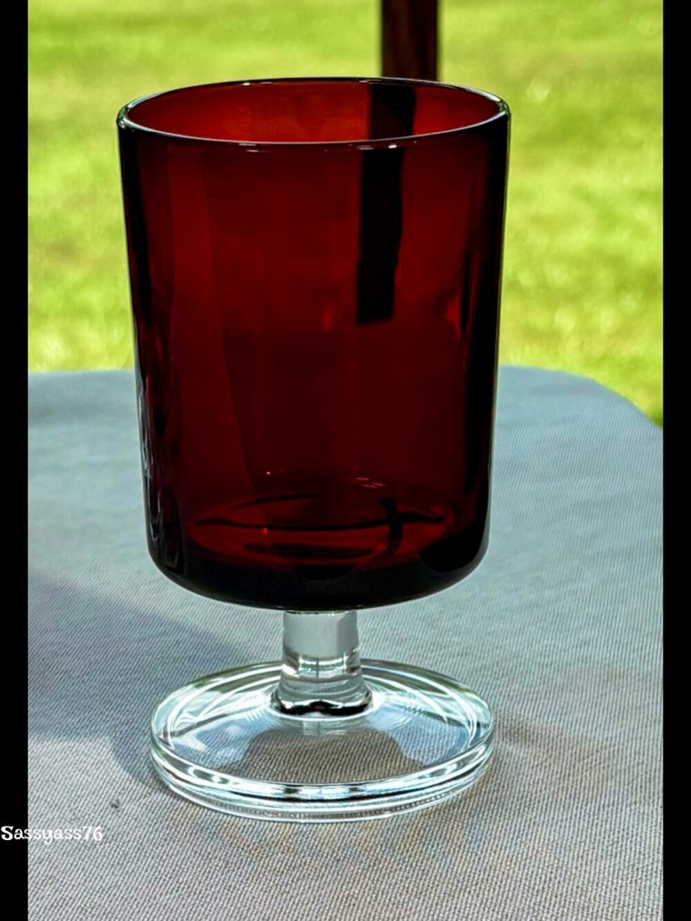 🆕VTG▪️LUMINARC ARCOROC▪️MCM Set of 7 CAVALIER 5" French Ruby Red Wine Glasses - Picture 2 of 6